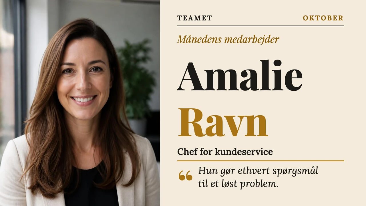Kollegaprofil i magasinstil