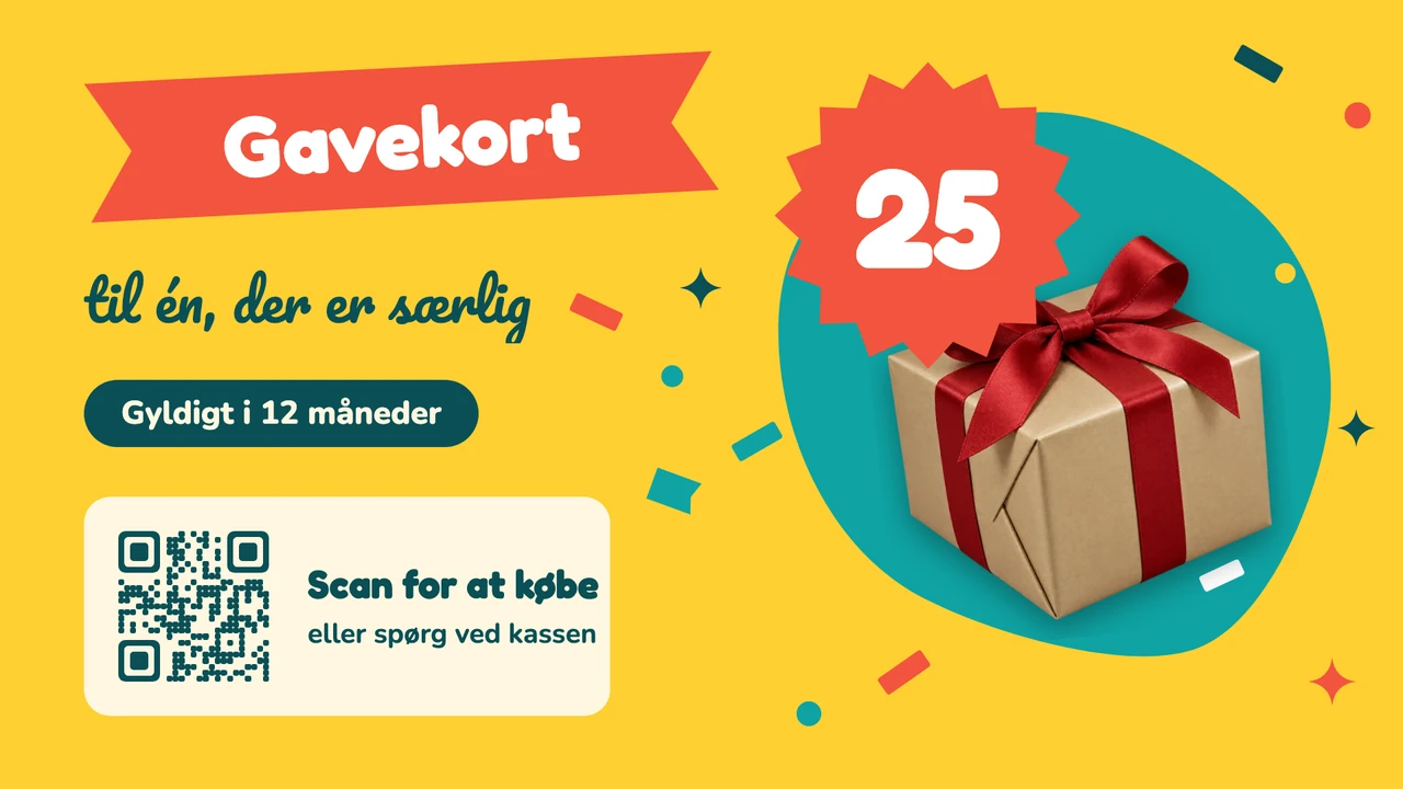 Gavekort med sløjfe
