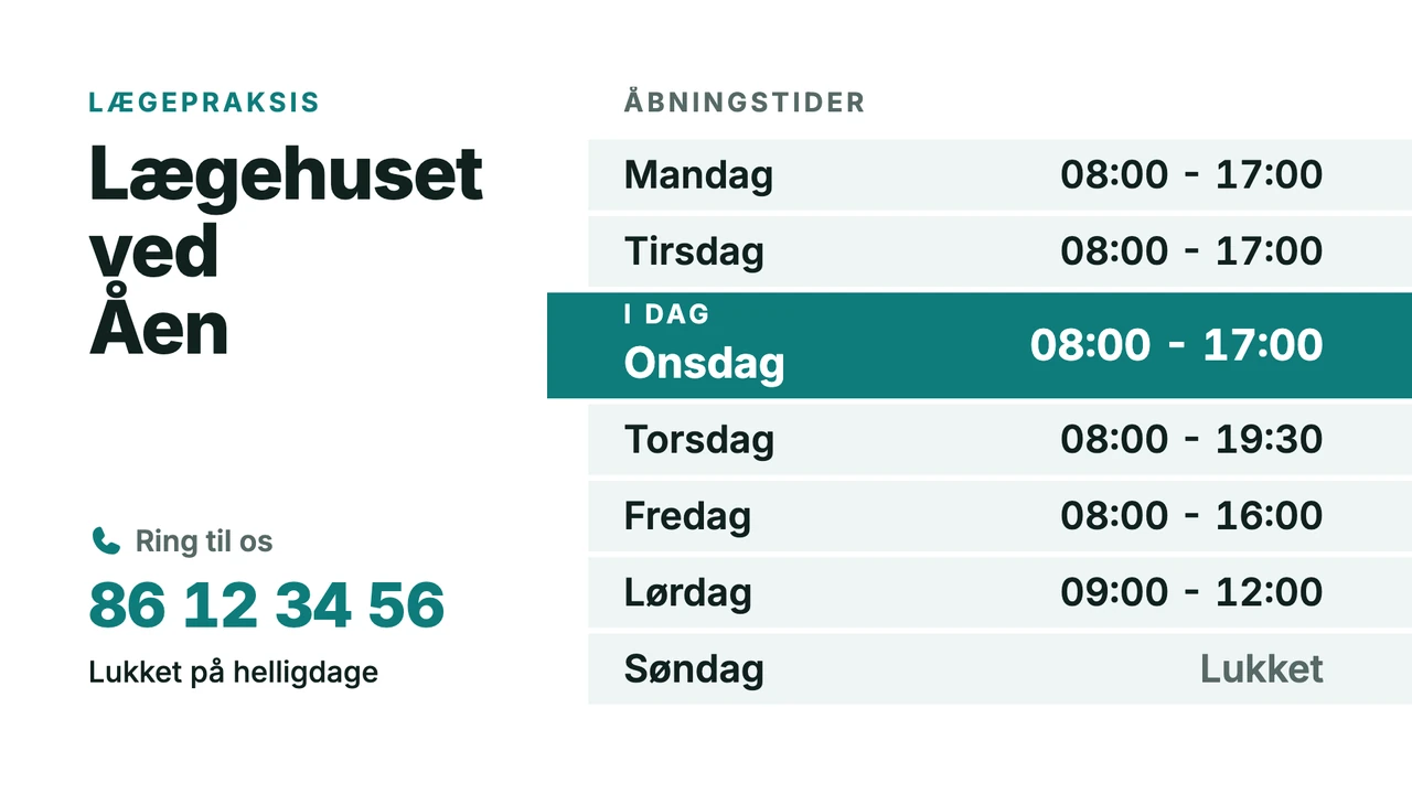 Fremhævet dag i tabellen