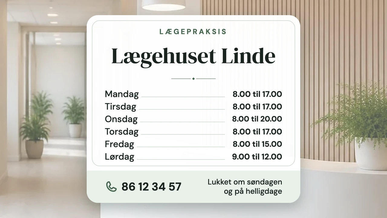 Åbningstider som invitation