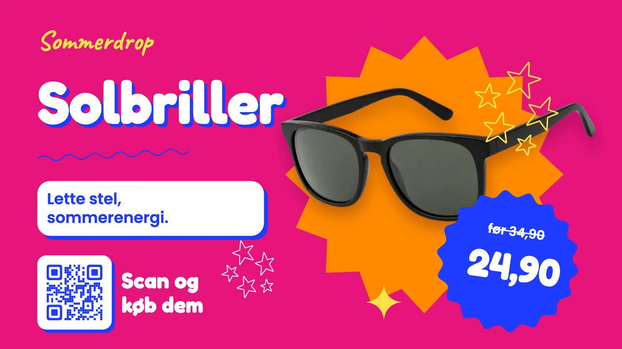 Stickerbunke med produkt