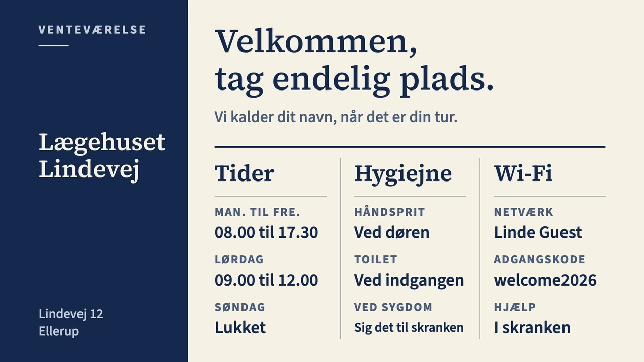 Pjecestil til venteværelset
