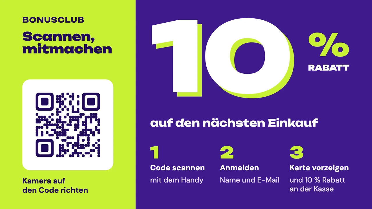 Riesenzahl Bonus mit QR