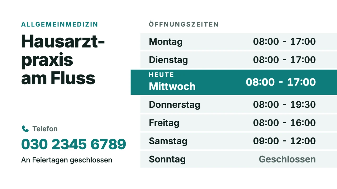 Heute hervorgehobene Zeiten