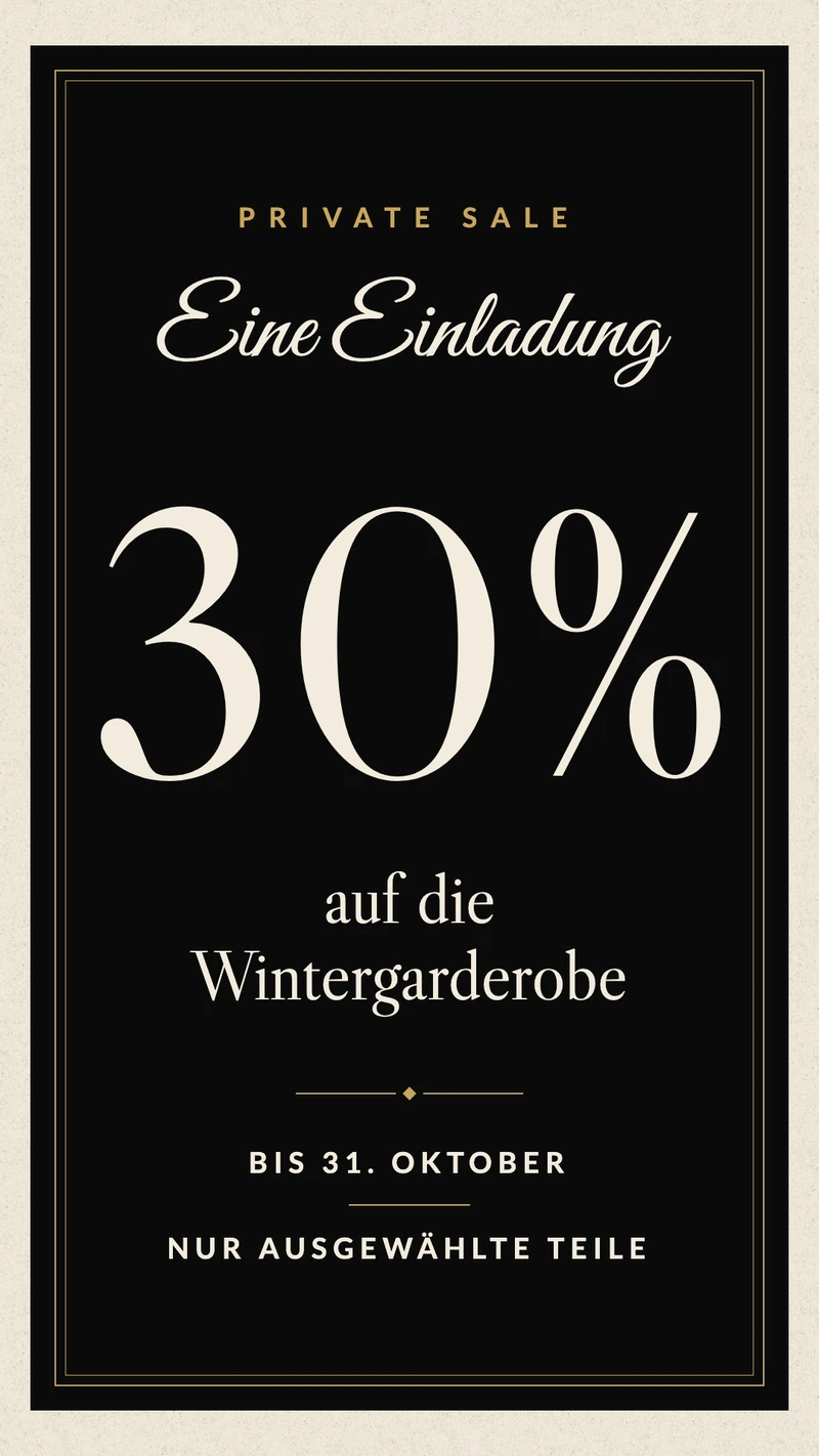 Einladung zum Private Sale