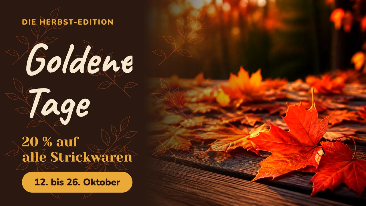 Herbstblatt-Etikett