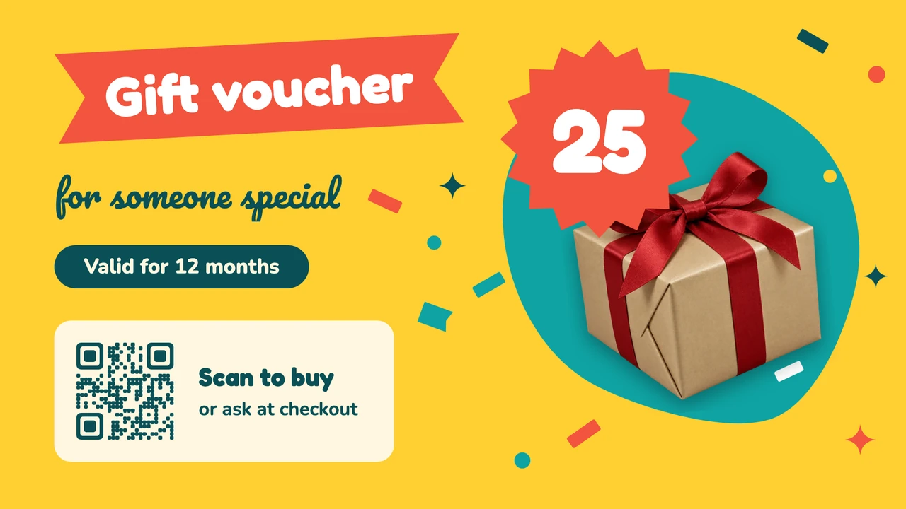 Ribbon gift voucher