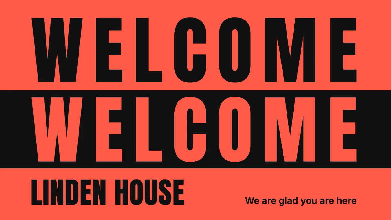 Stacked WELCOME poster