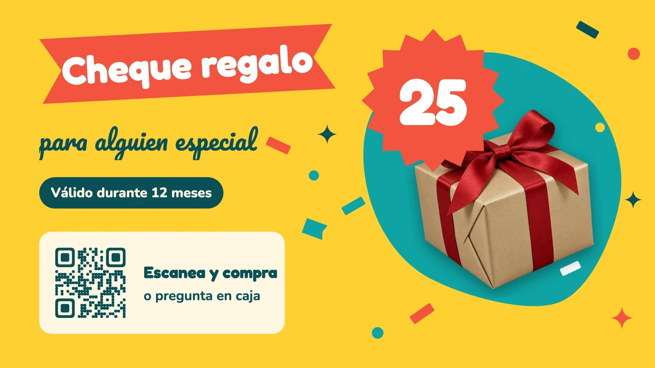 Cheque regalo con lazo