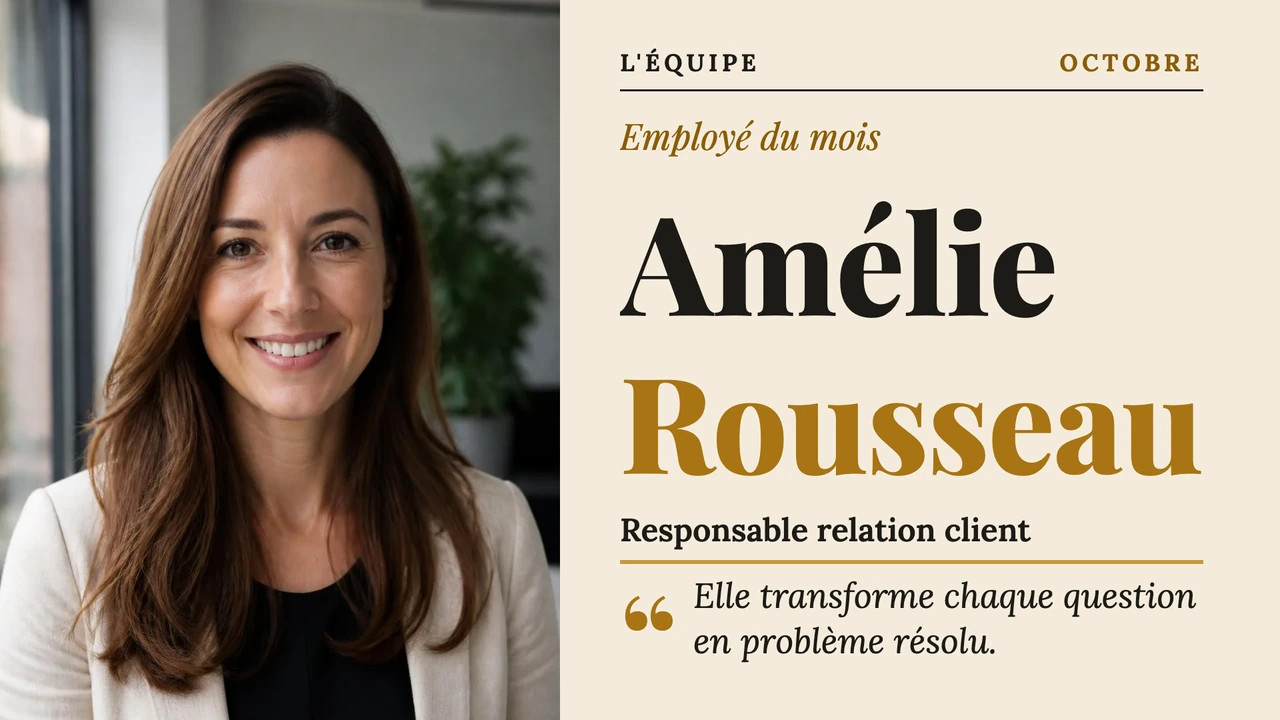 Page profil collègue