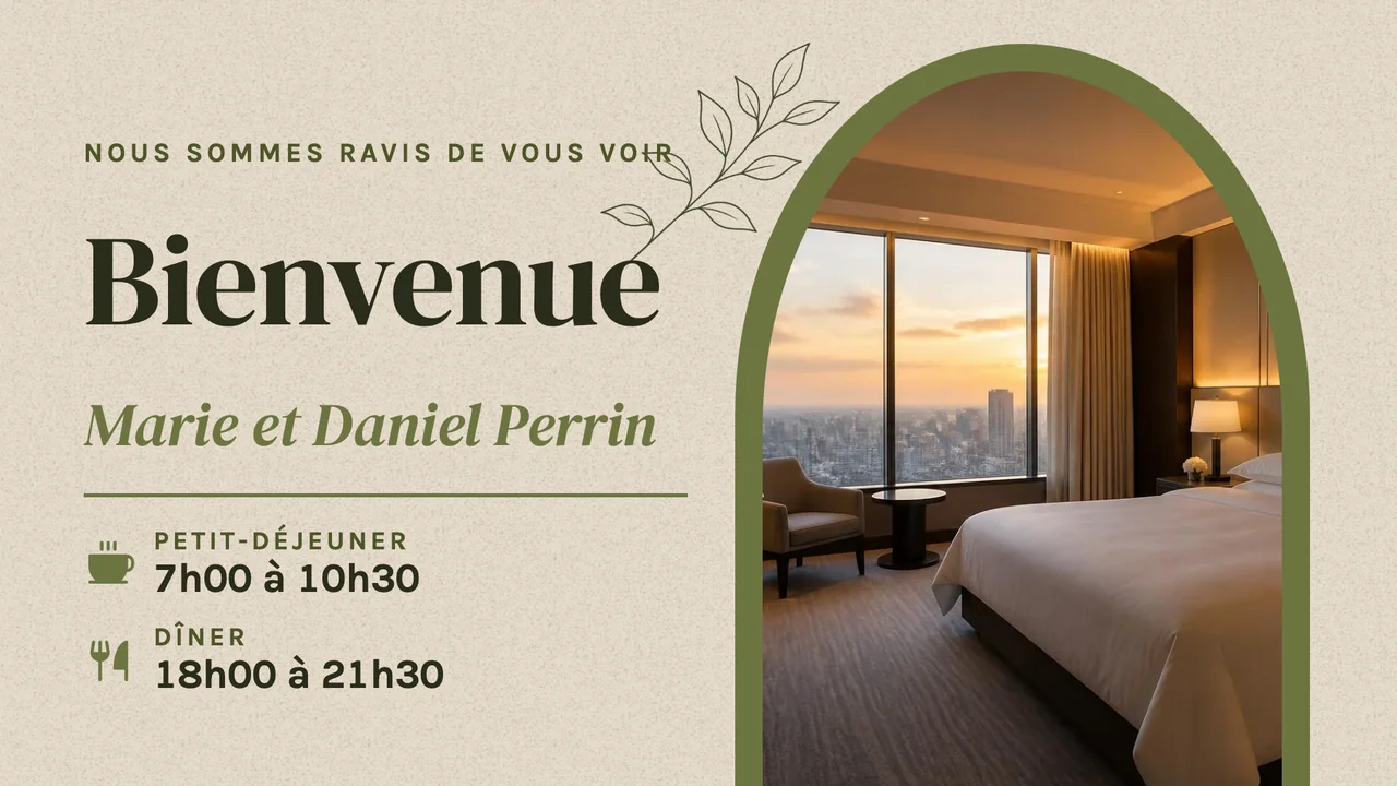 Accueil hôtel arche olive