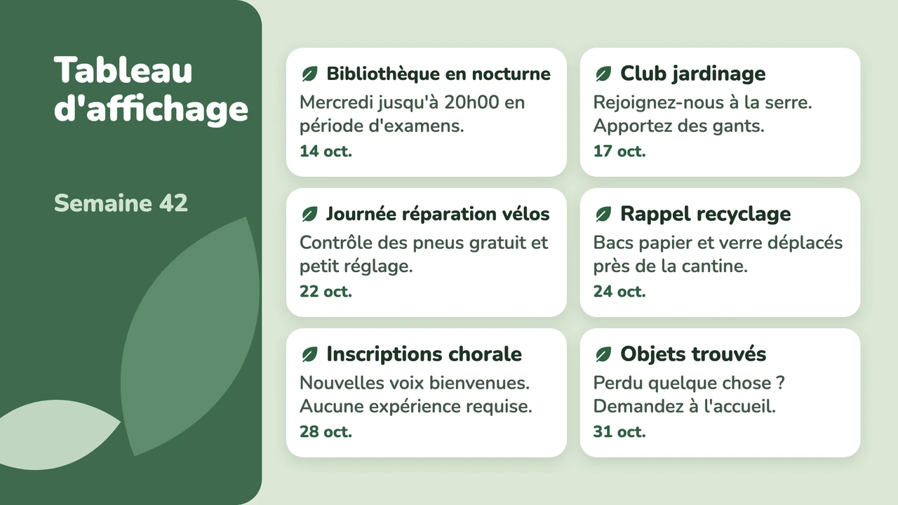 Avis sur cartes sauge