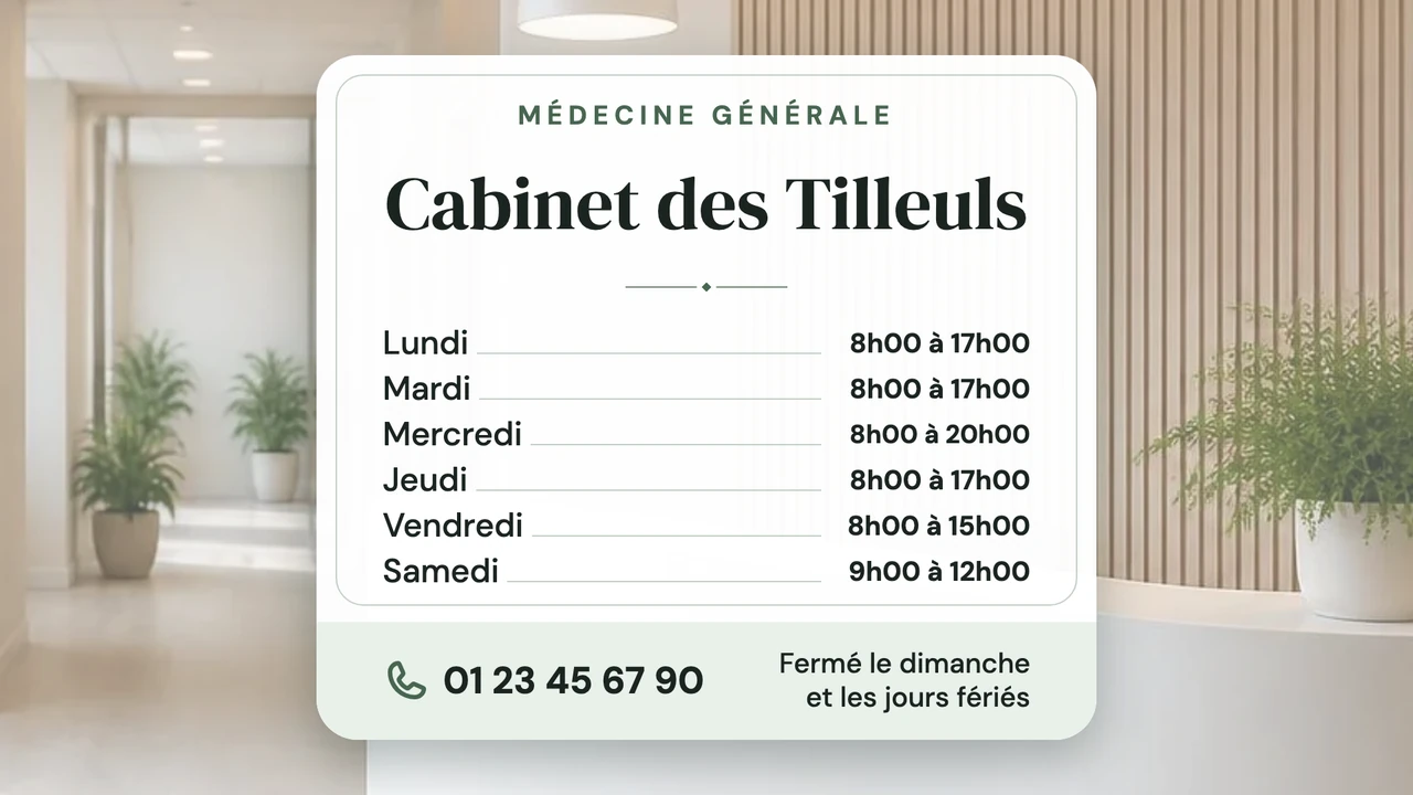 Carte encadrée du cabinet