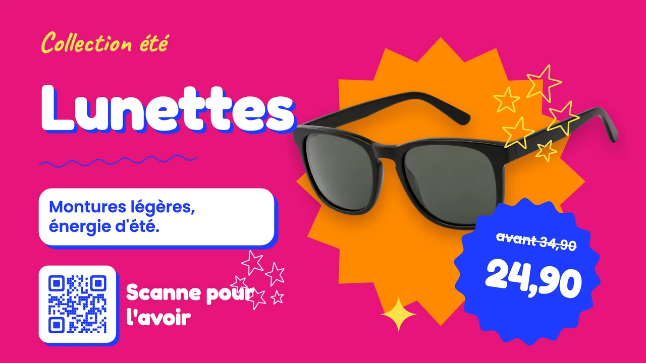 Pile d'autocollants produit