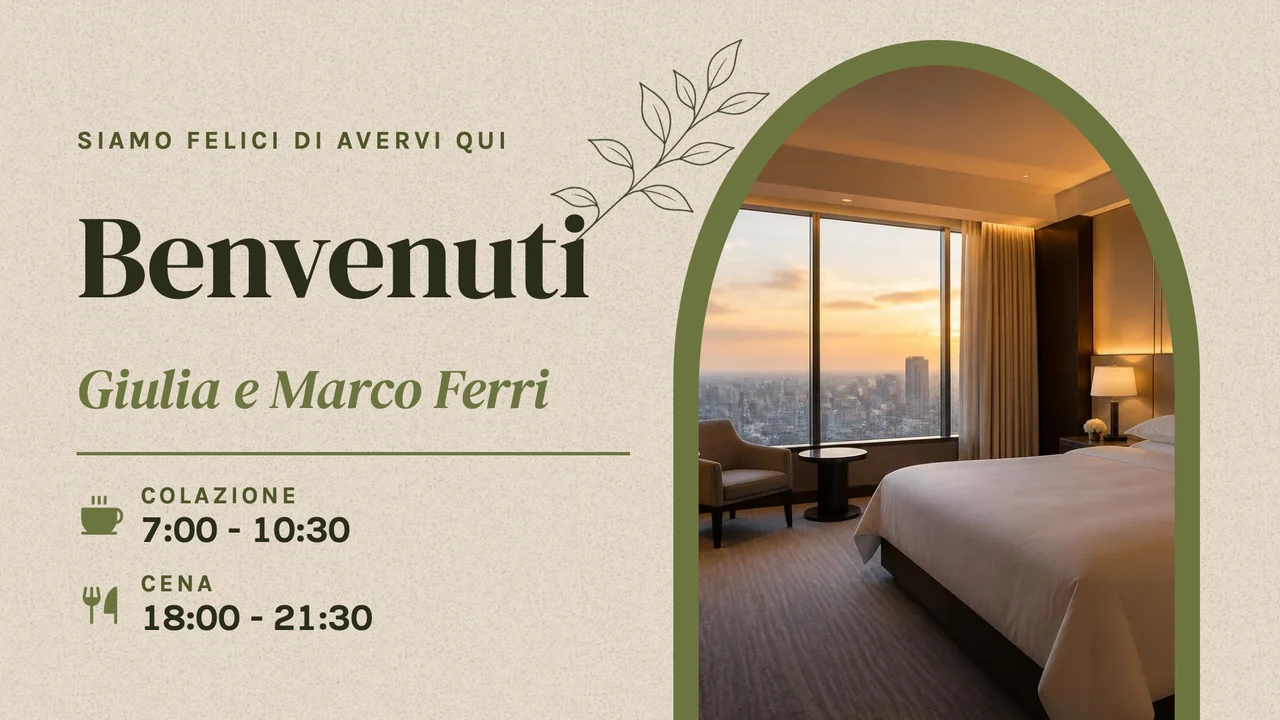 Benvenuto all'arco d'ulivo