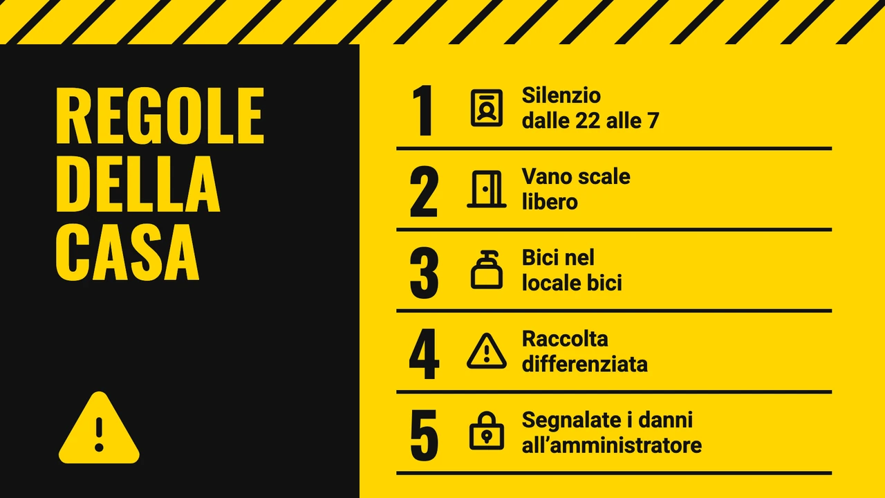 Regole a strisce gialle
