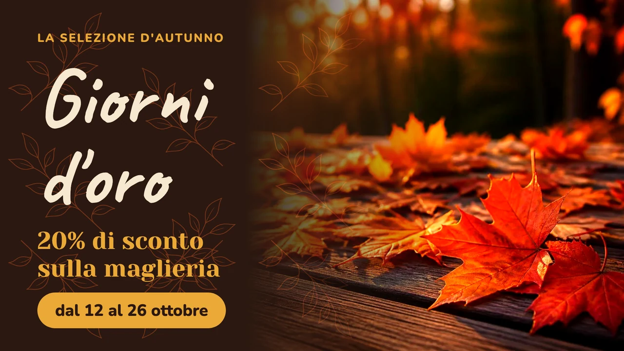 Etichetta foglie d'autunno