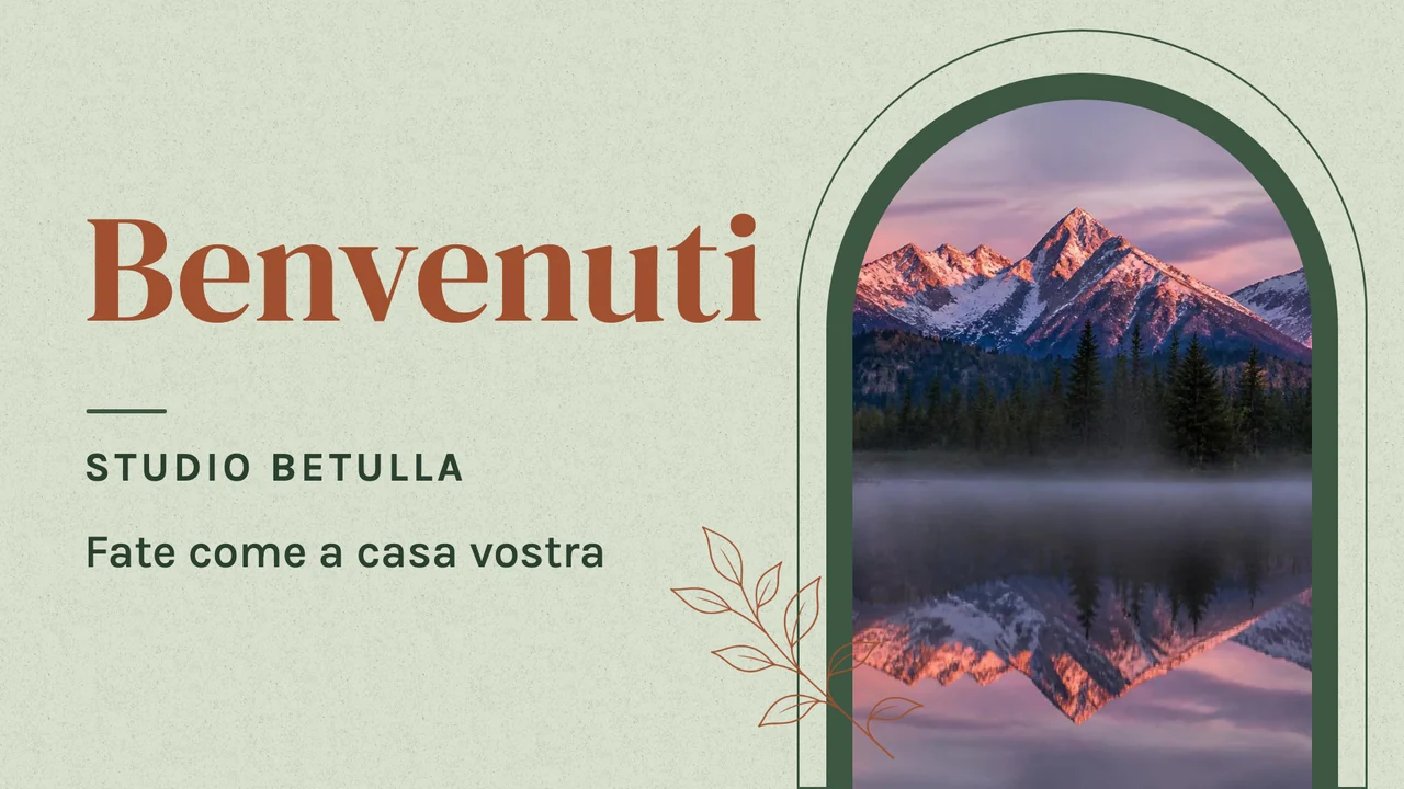 Benvenuto dall'arco