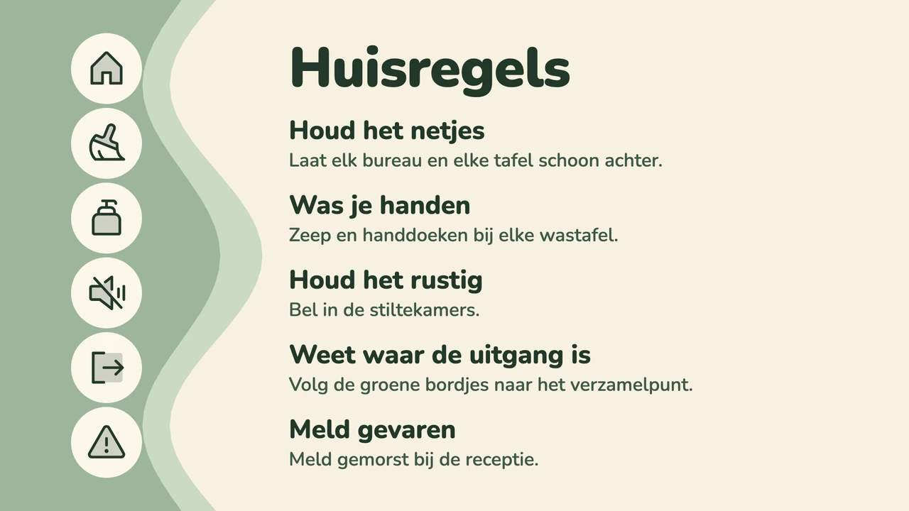 Pictogramkolom huisregels