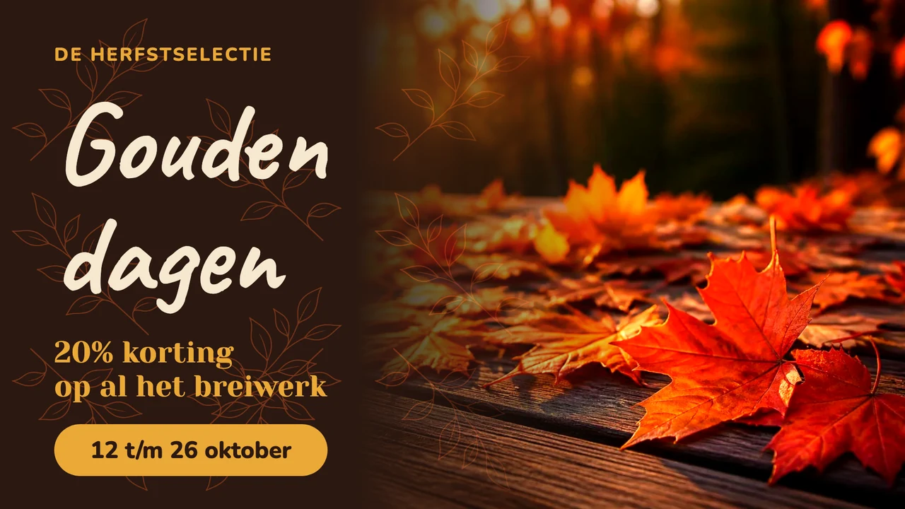 Herfstblad etiket