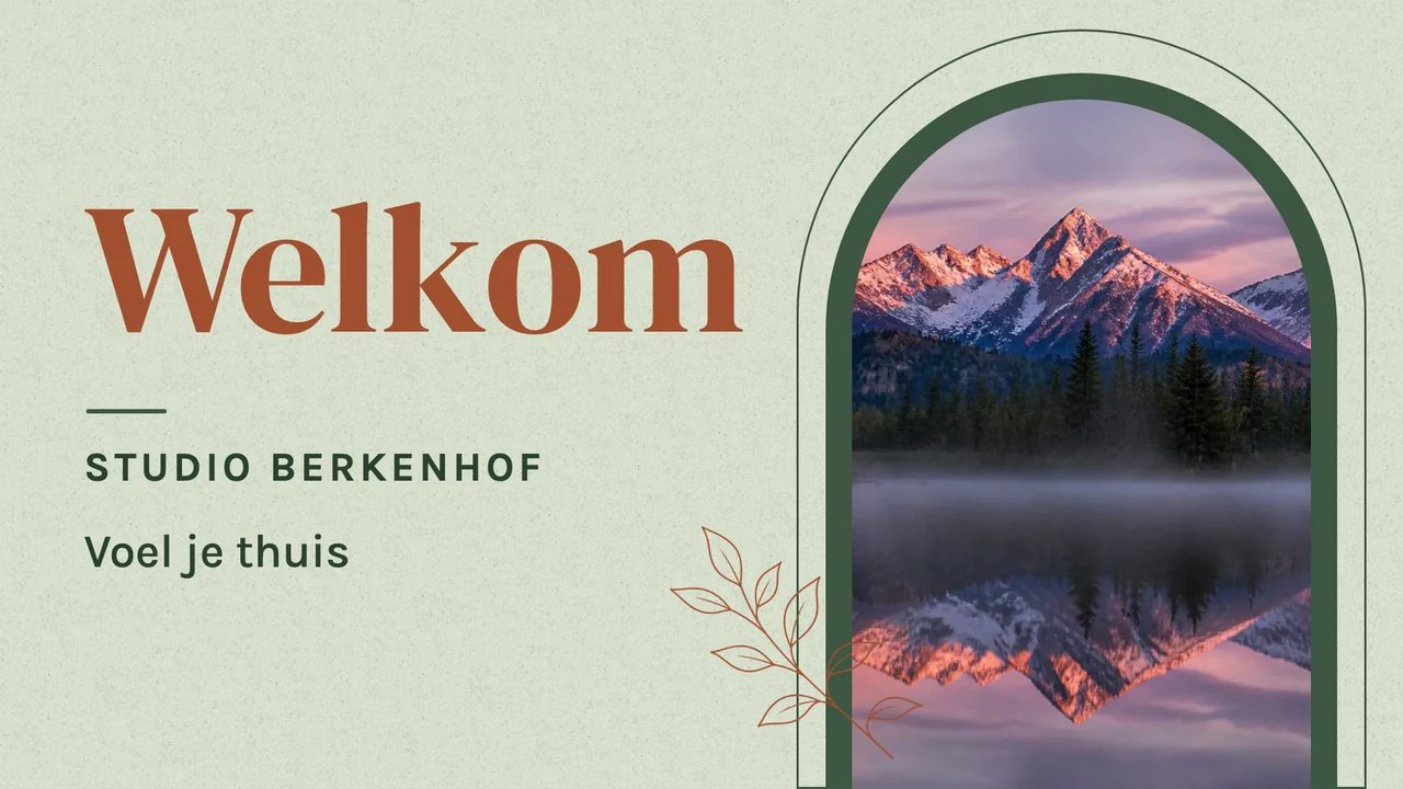 Welkom door boograam