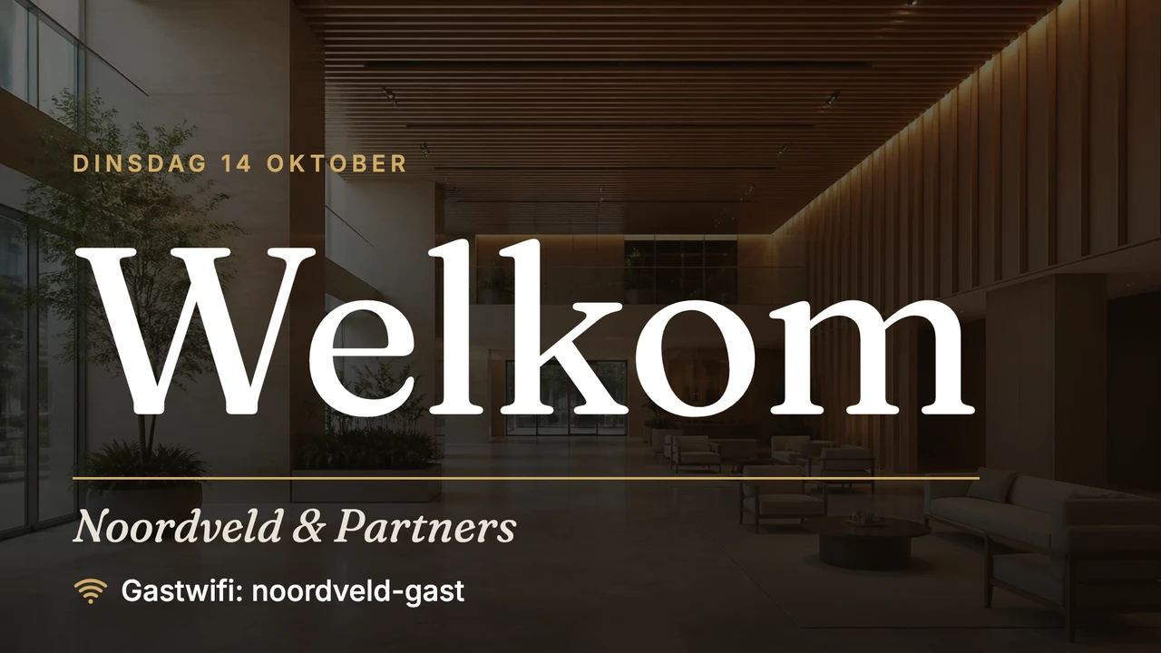 Lobbywelkom als tijdschrift