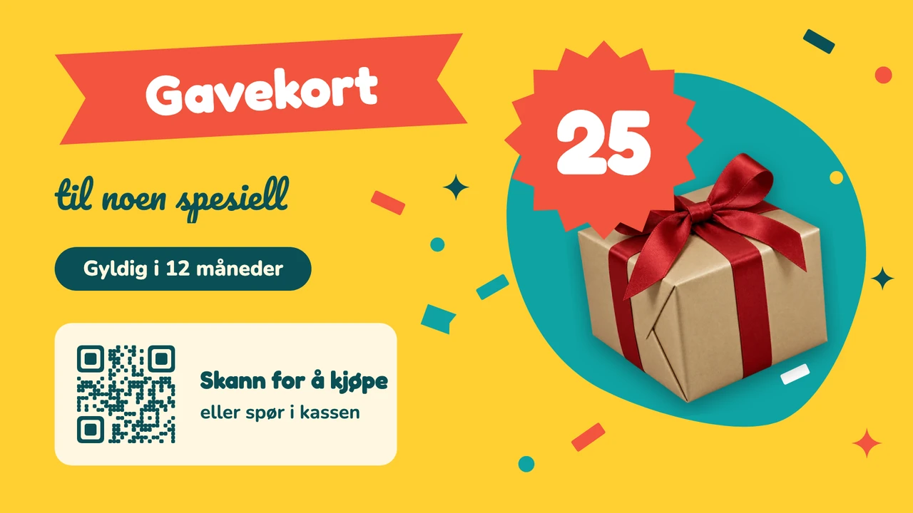 Gavekort med sløyfe
