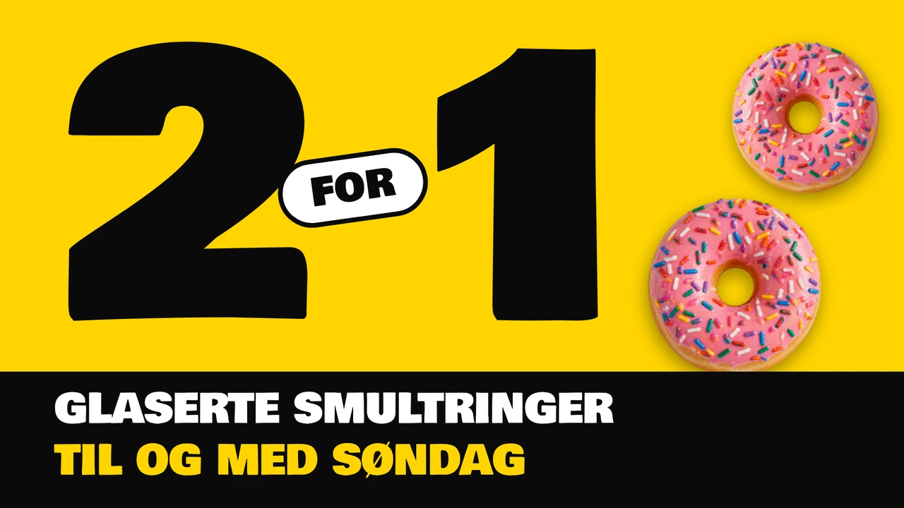 To for én med store tall