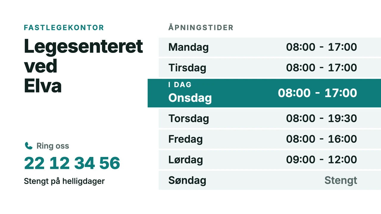 Dagens tider uthevet