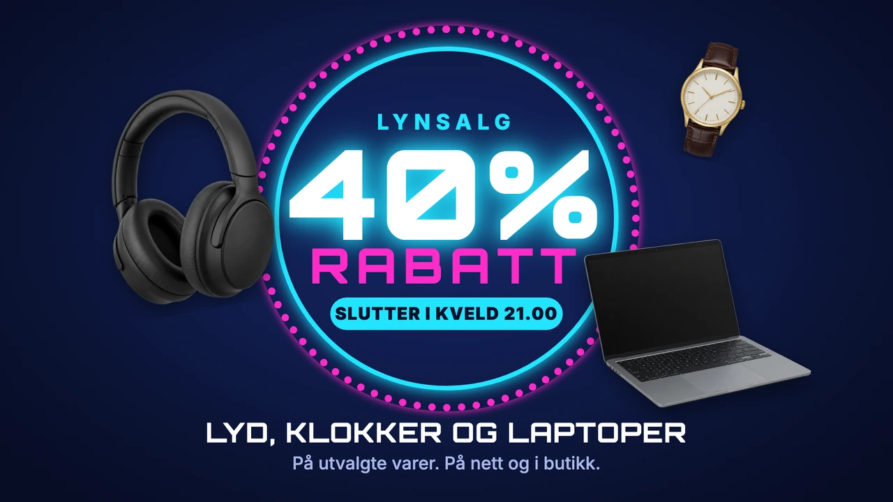 Neonskive med rabatt