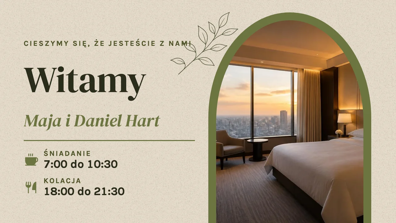 Hotel z oliwkowym łukiem