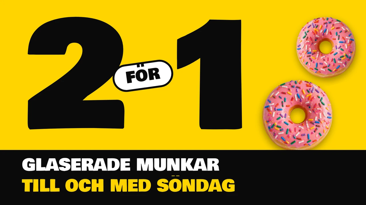 Två för en med jättesiffror