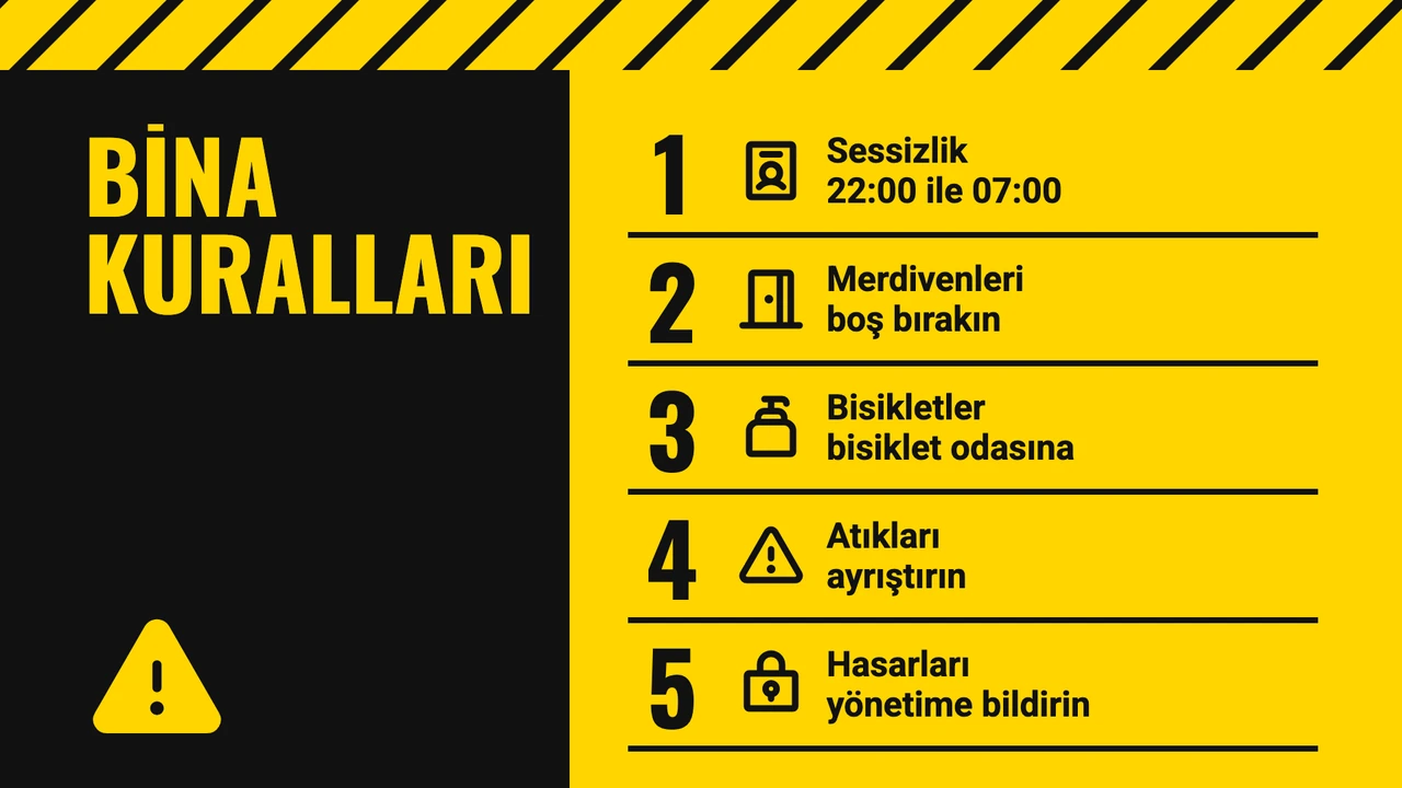 Uyarı şeritli kurallar