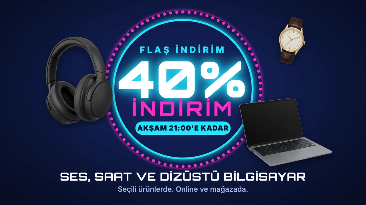 Neon kadranlı indirim