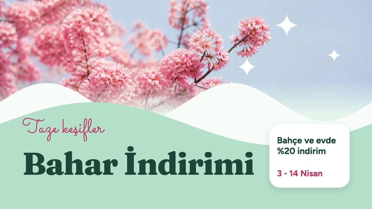 Bahar çiçeği kampanyası
